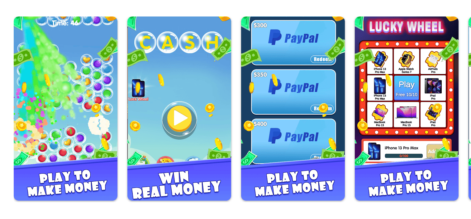 paypal games that pay real money fast