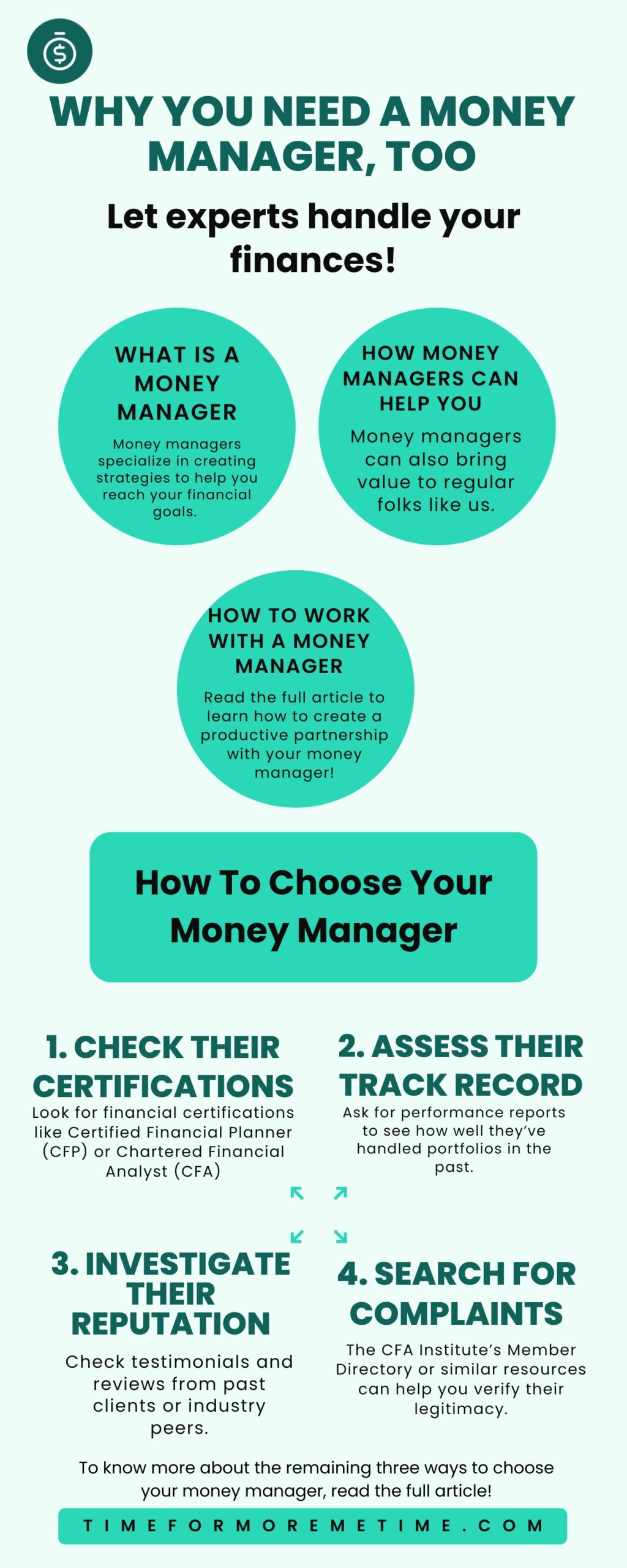 Why You Need a Money Manager, Too