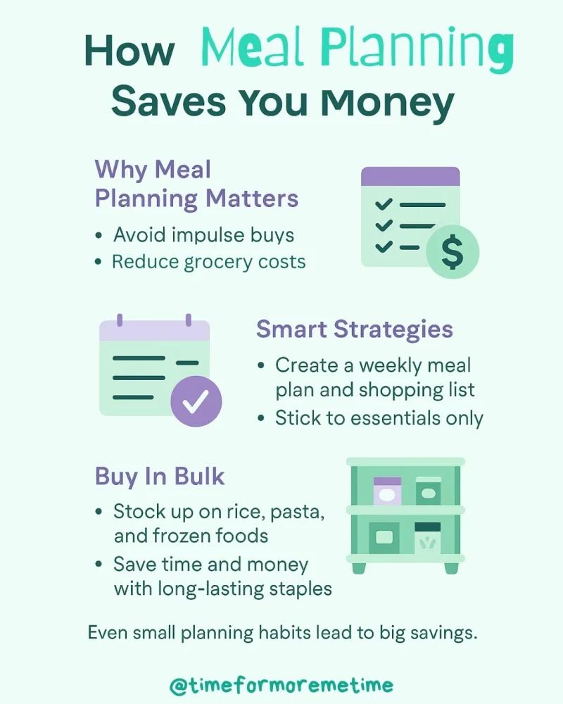 how meal planning saves you money