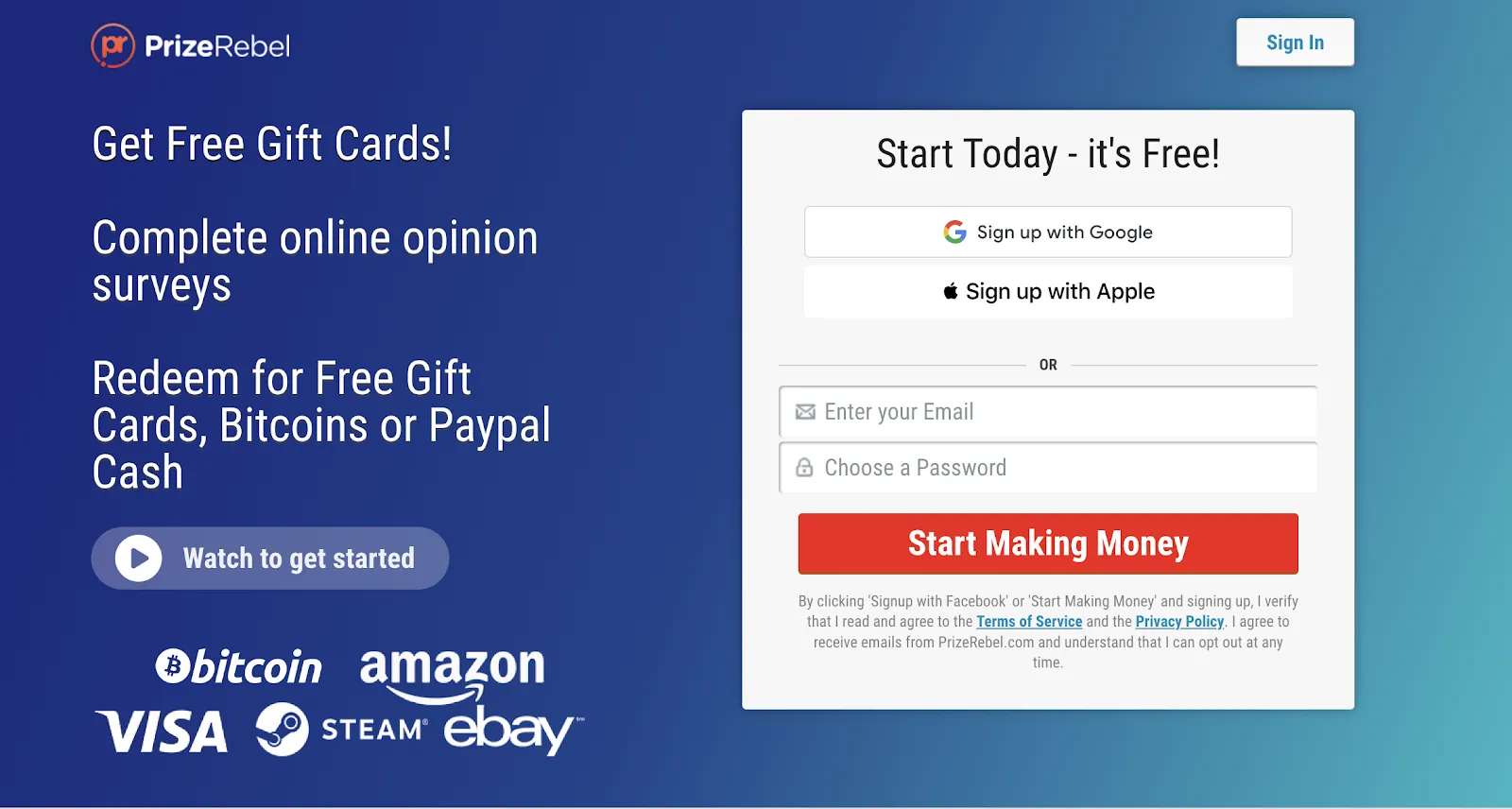 gift card websites