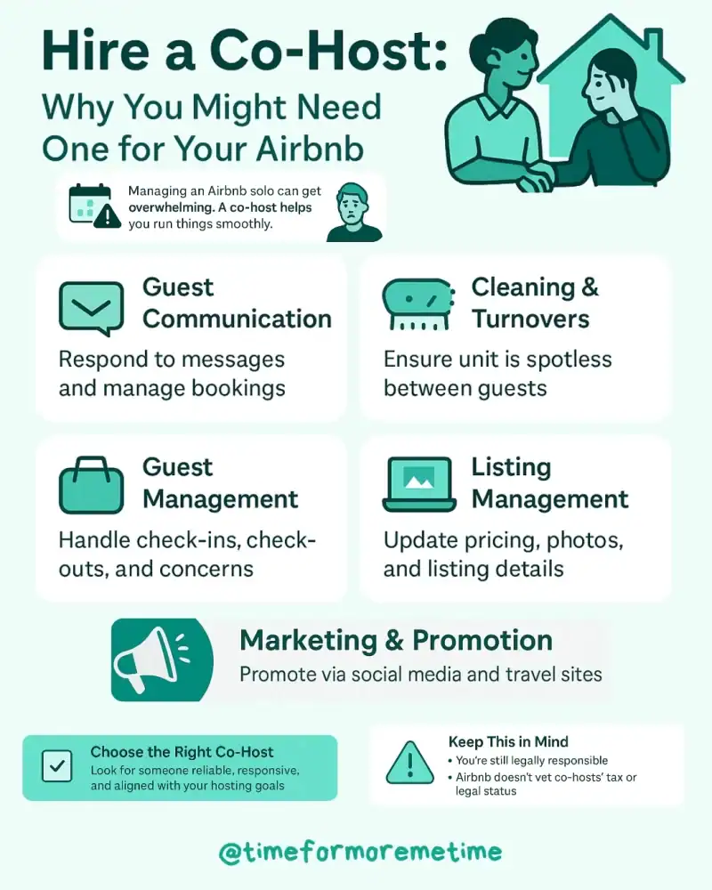 hiring a co-host for your airbnb