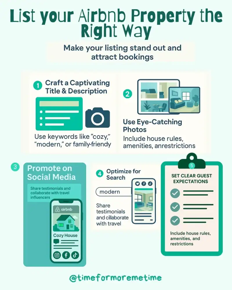 how to list airbnb property