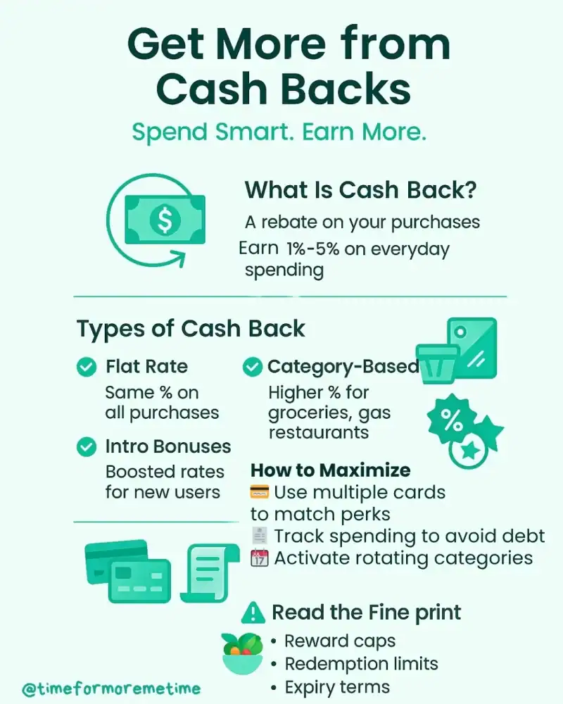 use credit cards for cash backs