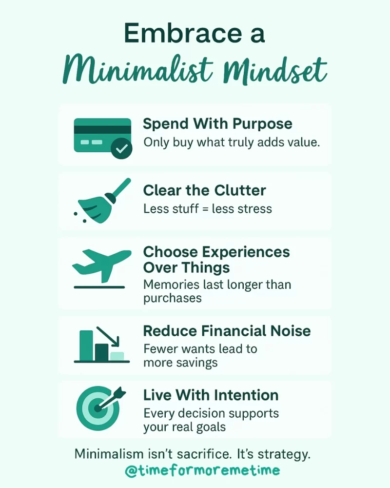 how to embrace minimalist mindset