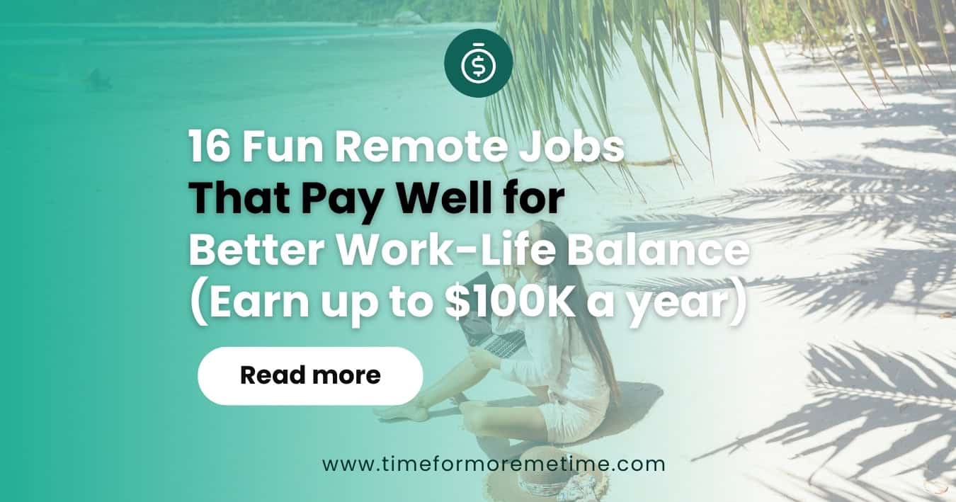 fun remote jobs that pay well