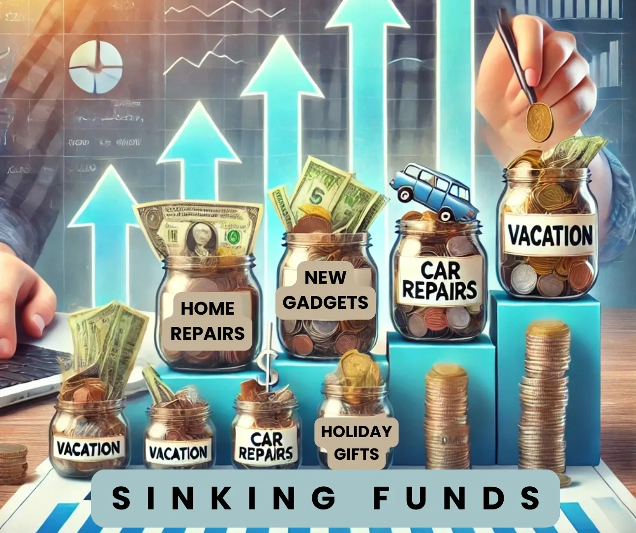 sinking funds to save money