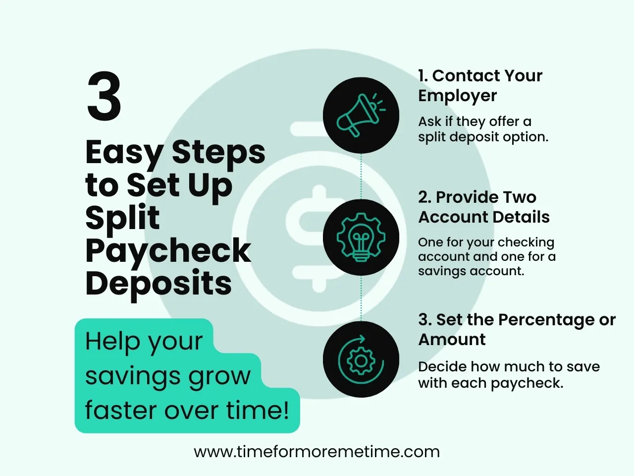 easy steps to set up split paycheck deposits