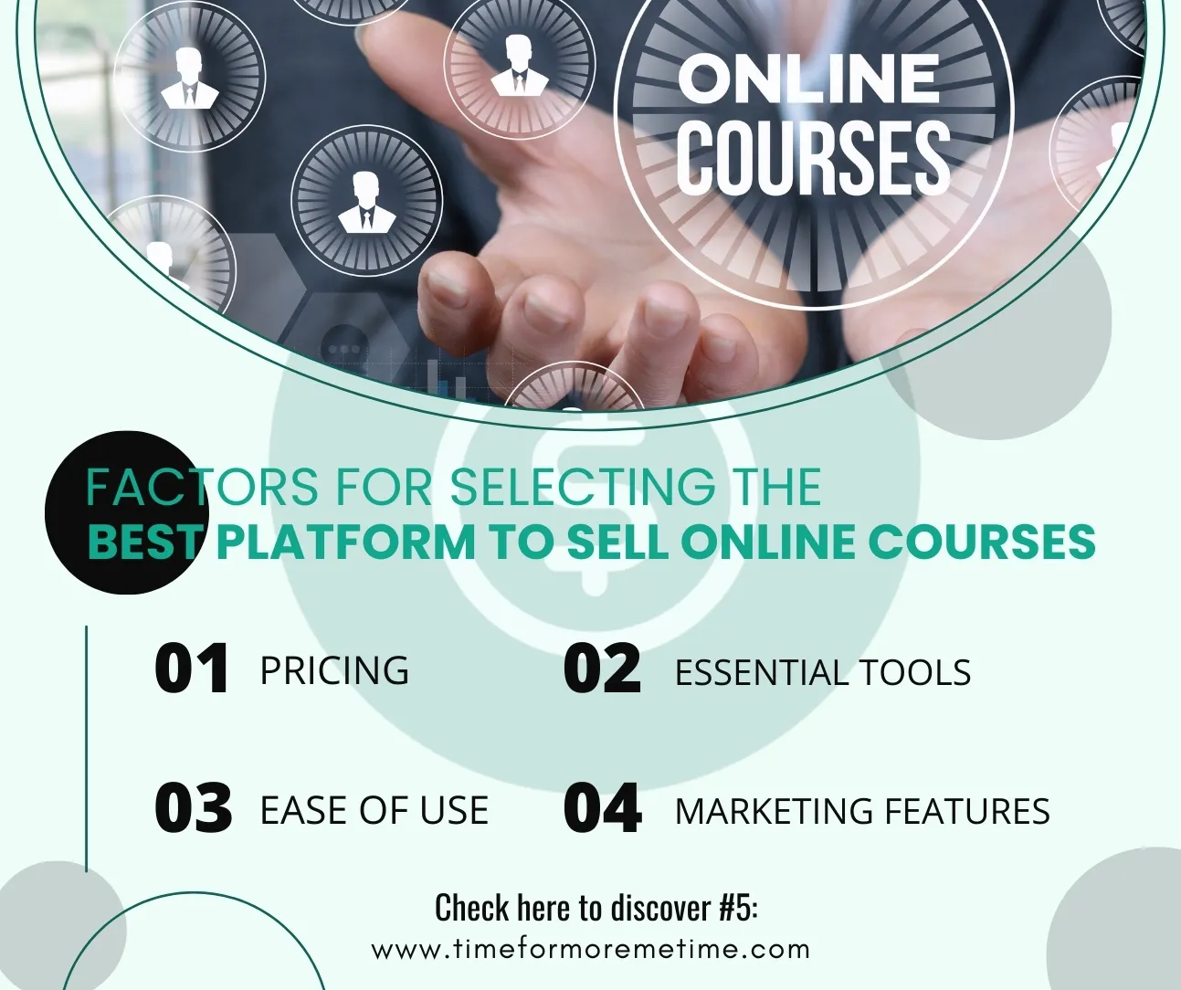 factors for selecting the best platform to sell online courses