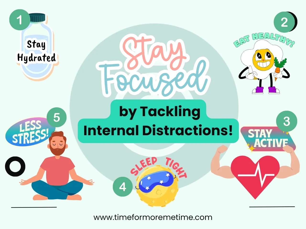 how to stay focused and avoid internal distractions