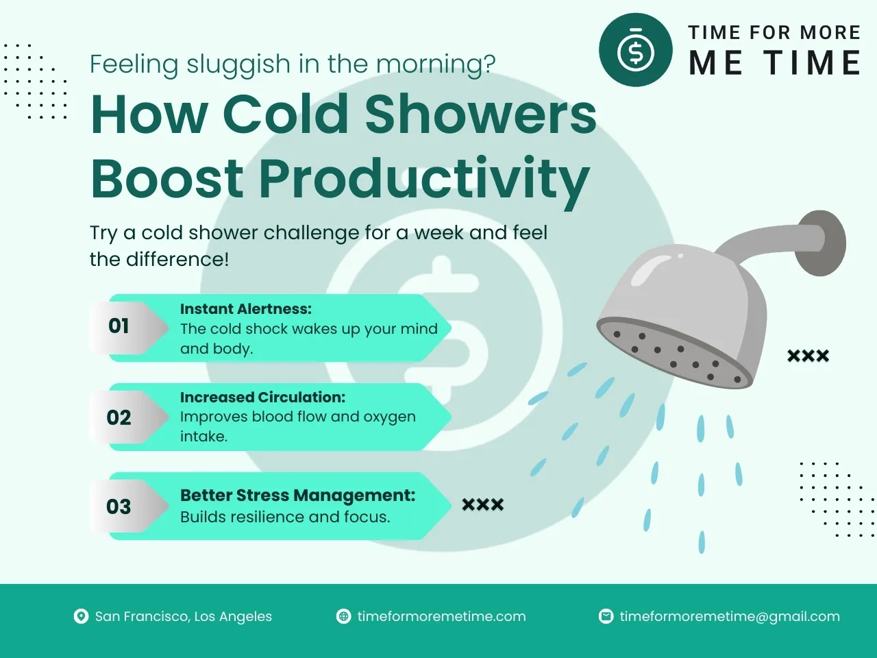 how cold showers boost productivity