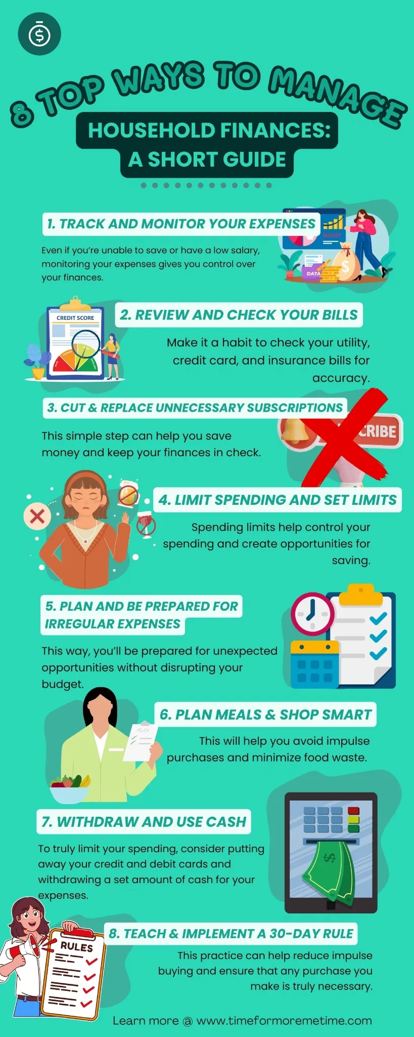 8 top ways to manage household finances