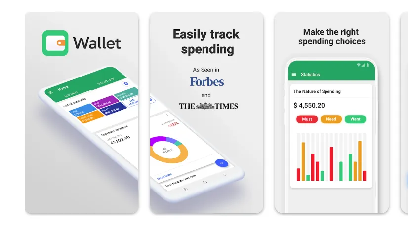 wallet: budget expense tracker app