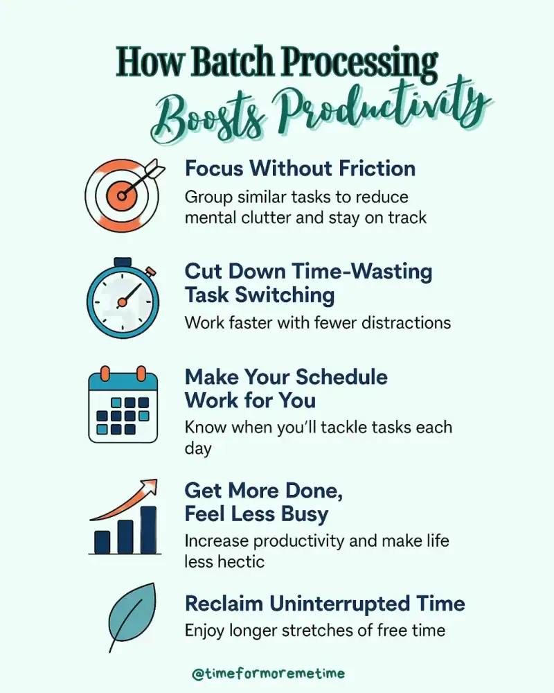 How Batch Processing Boosts Productivity
