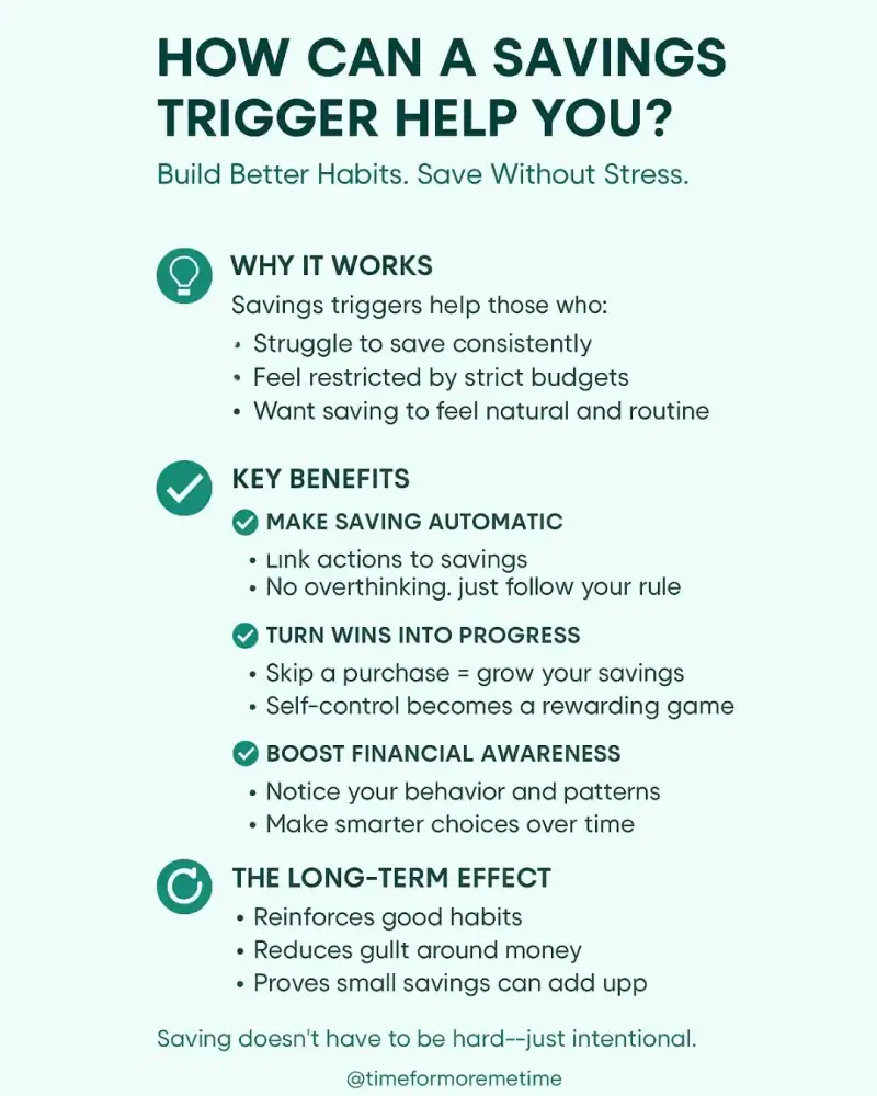 how a savings trigger help