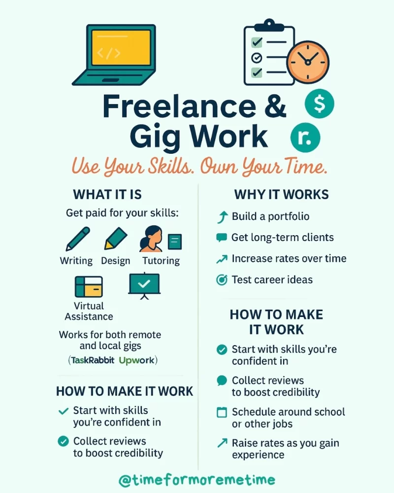 Freelance & Gig Work to Use Your Skills. Own Your Time