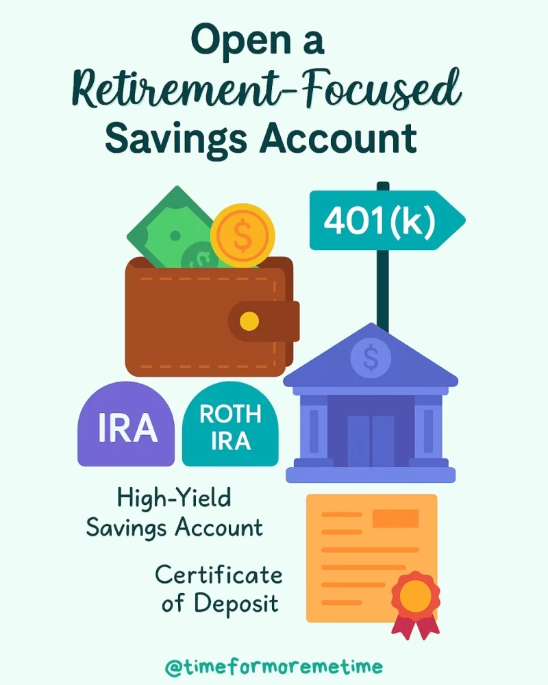 open a retirement-focused savings account