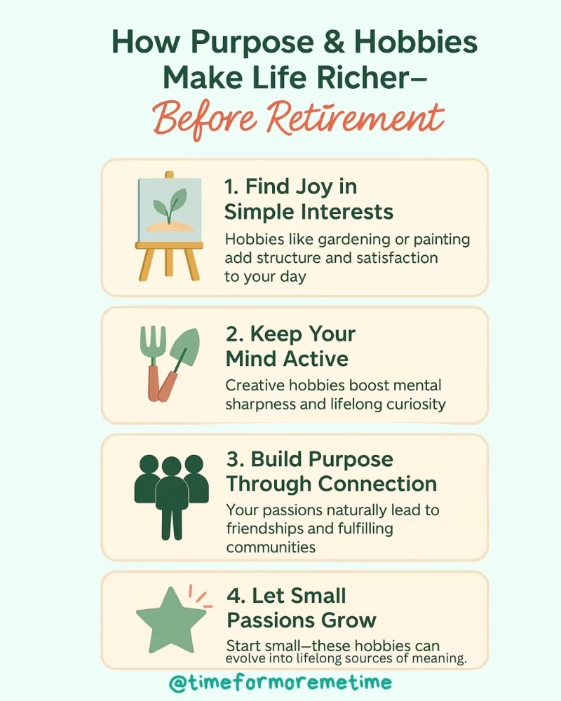 How Purpose & Hobbies Make Life Richer—Before Retirement