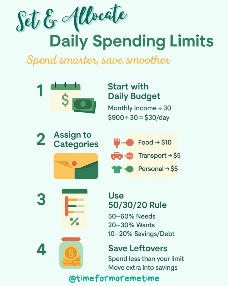 Set And Allocate Daily Spending Limits
