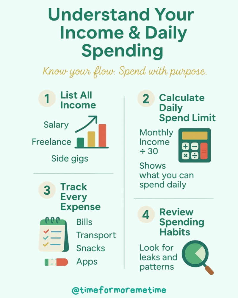 Understand Your Income & Daily Spending