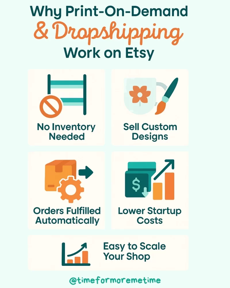Why Print-On-Demand & Dropshipping Work on Etsy