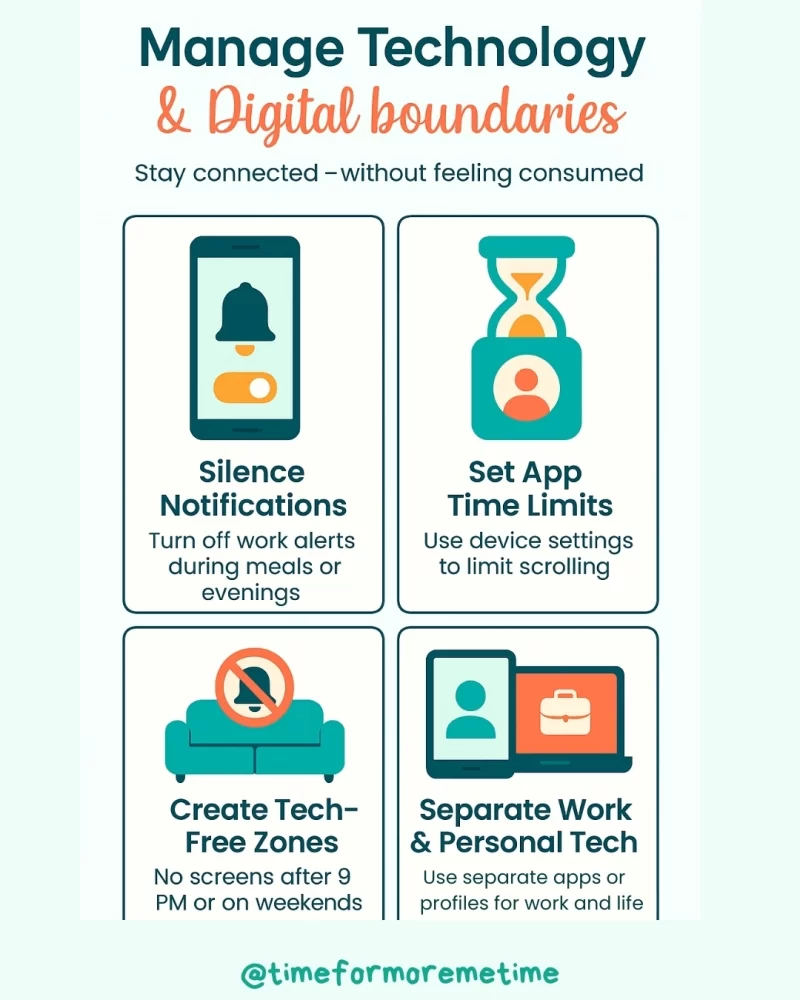 how to Manage Technology & Digital Boundaries