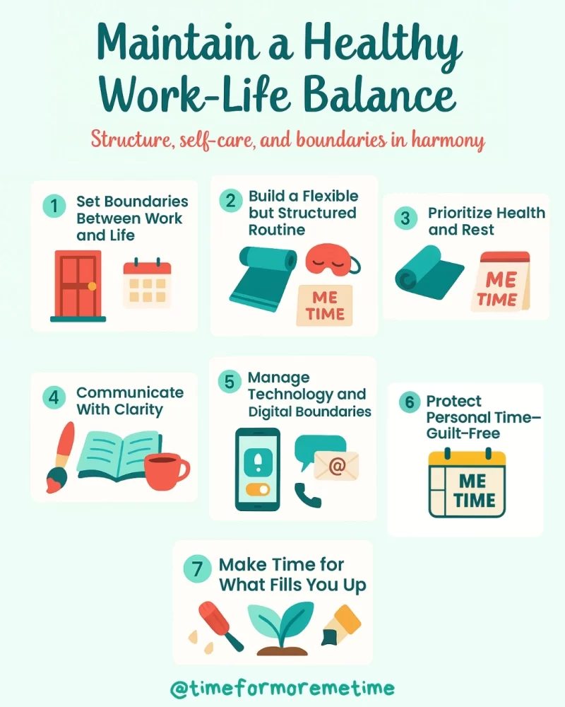 How To Maintain A Healthy Work Life Balance TFMMT