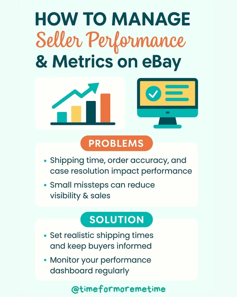 how to manage seller performance and metrics on ebay