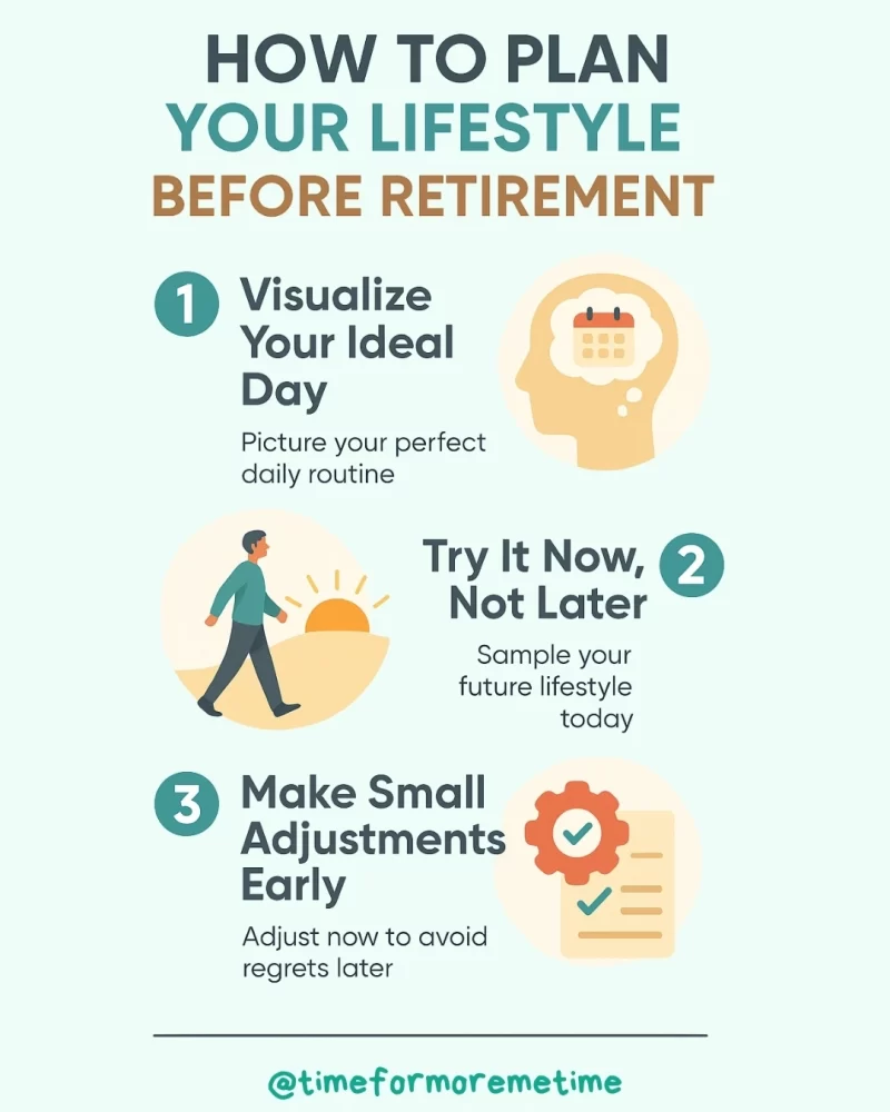 how to plan your lifestyle before retirement