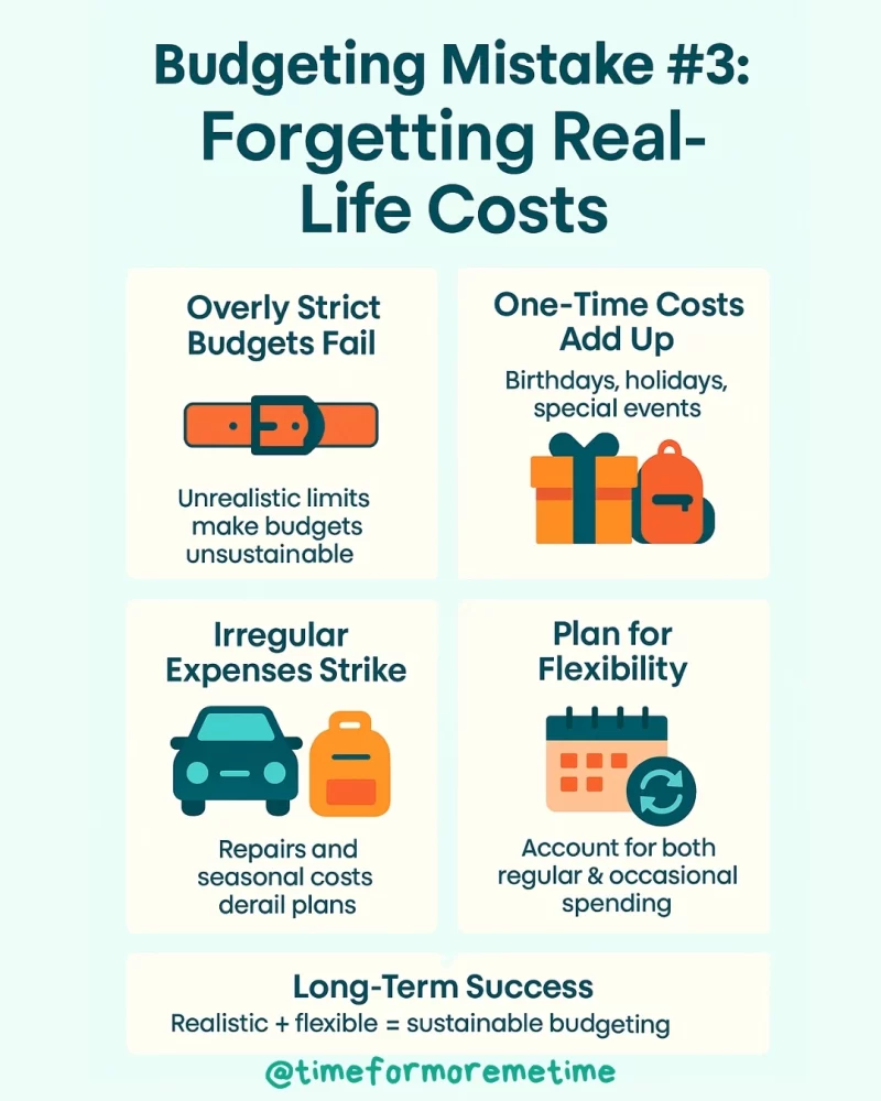 Being Unrealistic or Omitting One-Time Costs