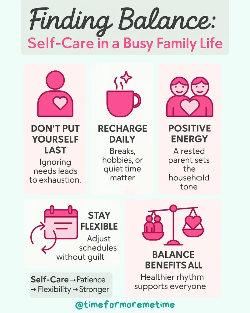 Finding Balance Self-Care in a Busy Family Life
