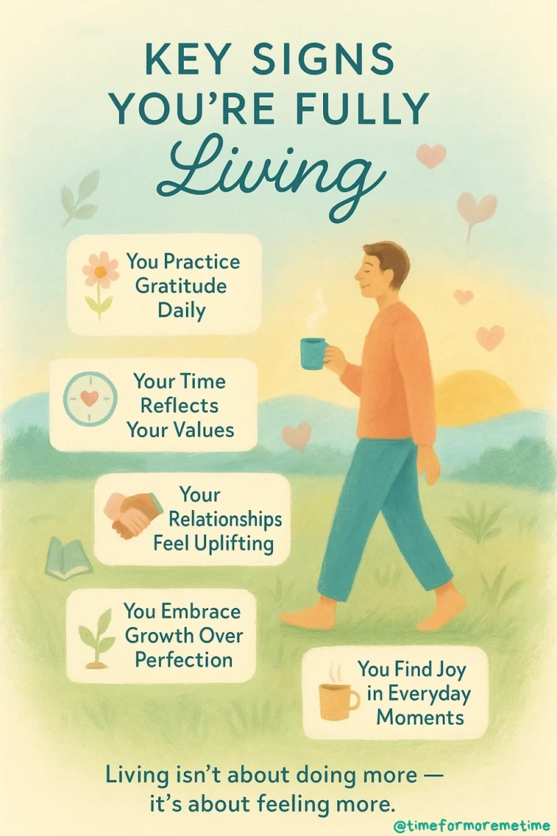 Key Signs You’re Fully Living