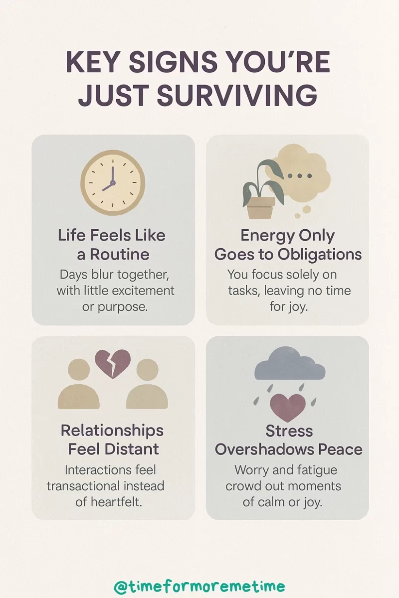 Key Signs You’re Just Surviving