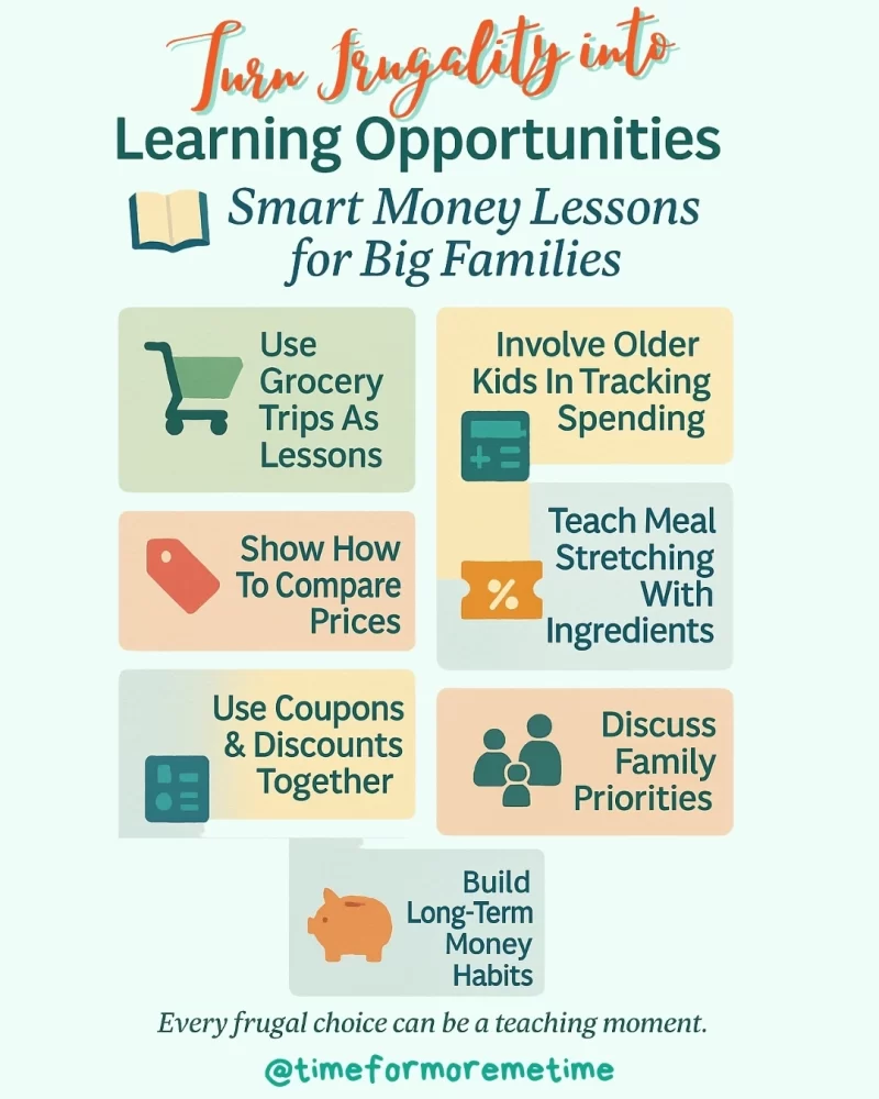 turn frugality into learning opportunities