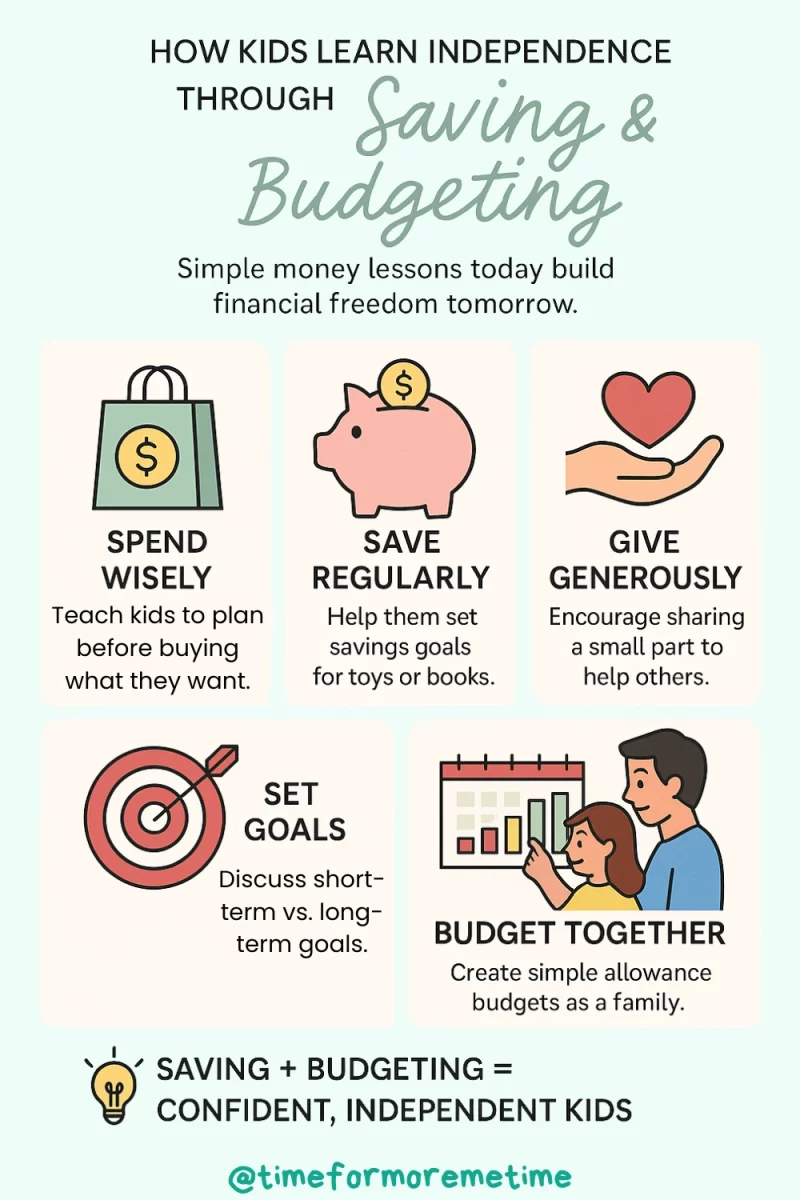 How Kids Learn Independence Through Saving & Budgeting