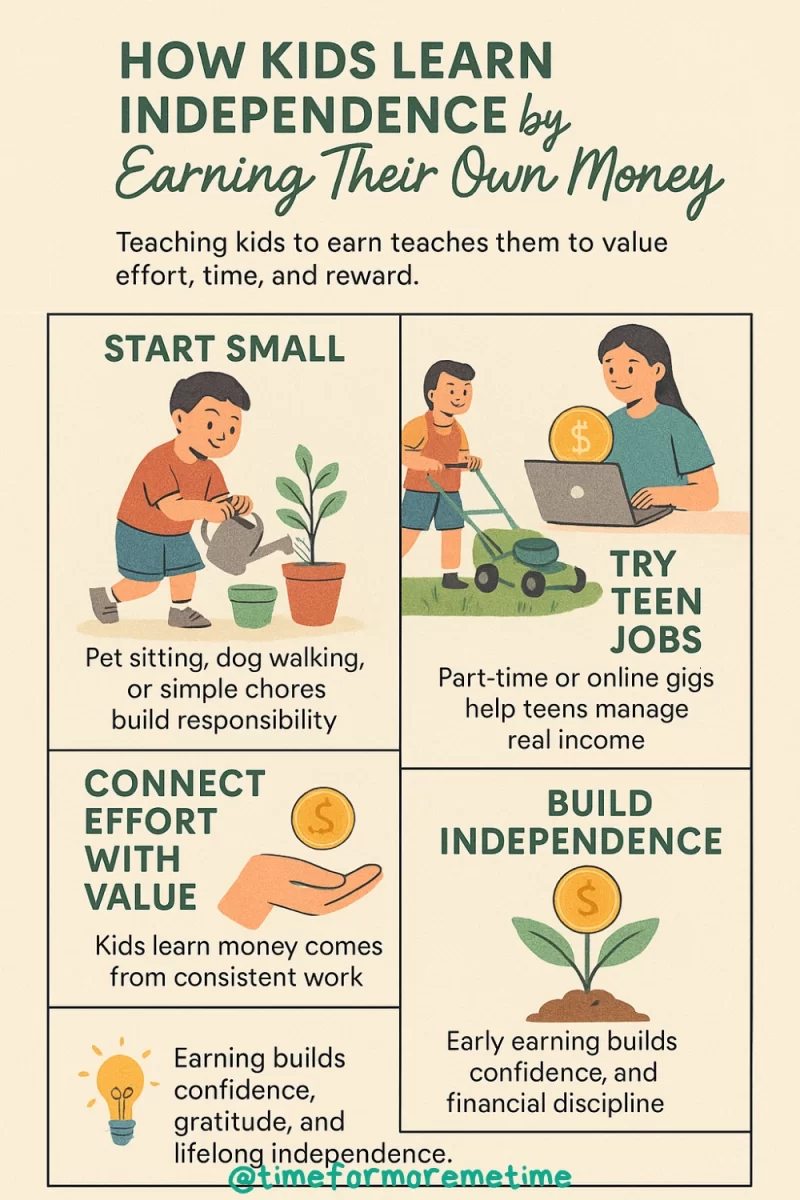 How Kids Learn Independence by Earning Their Own Money