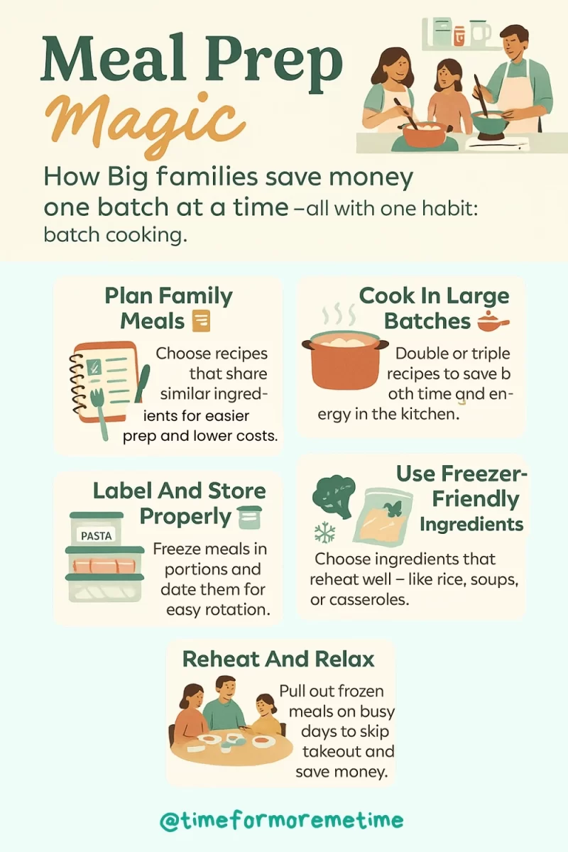 Meal Prep Magic_ How Big Families Save Money One Batch at a Time