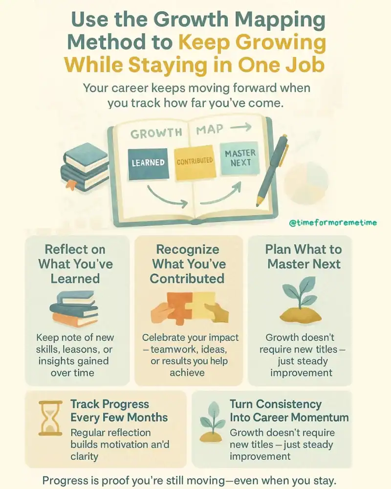 Use the Growth Mapping Method to Keep Growing While Staying in One Job