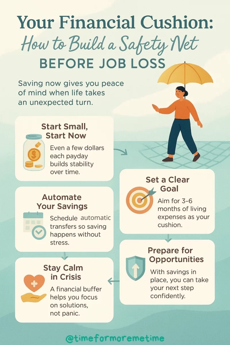 build a safety net before job loss