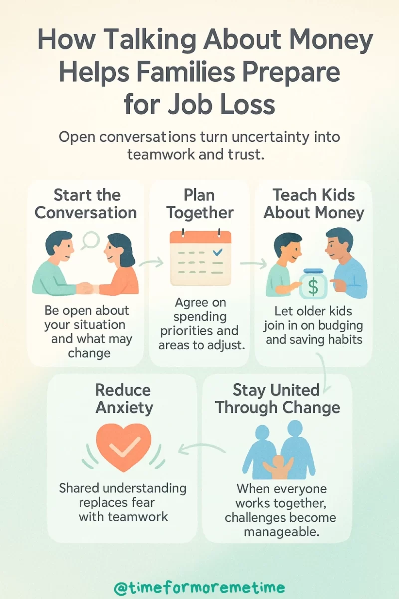 talking about money helps families prepare for job loss