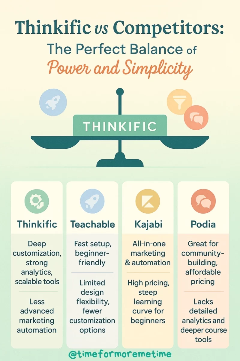 thinkific vs competitors