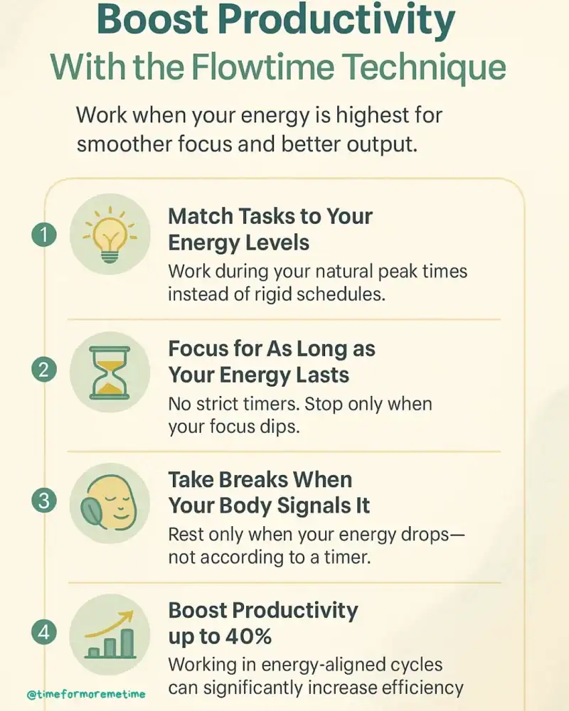 Boost Productivity With the Flowtime Technique