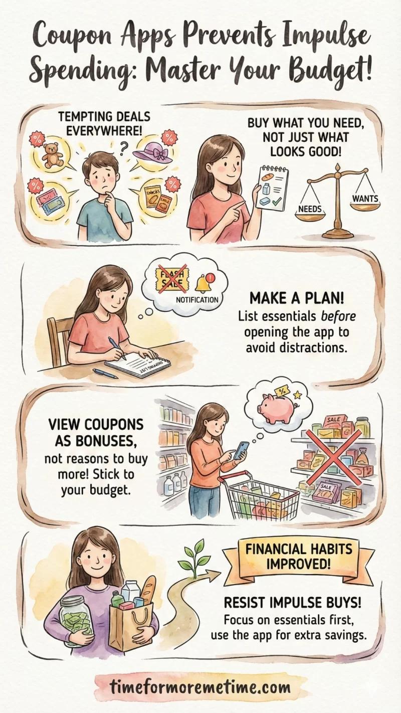 Coupon Apps Prevent Impulse Spending