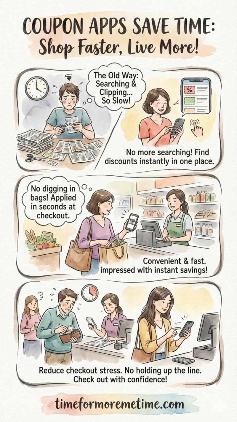 Coupon Apps Save Time