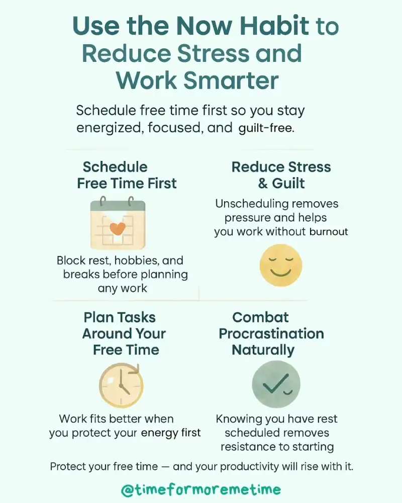 Use the Now Habit to Reduce Stress and Work Smarter
