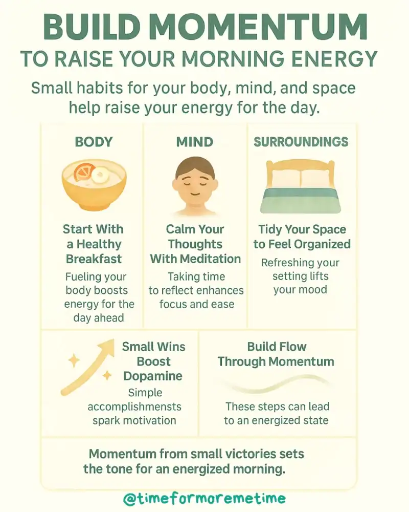 Build Momentum to raise your morning energy