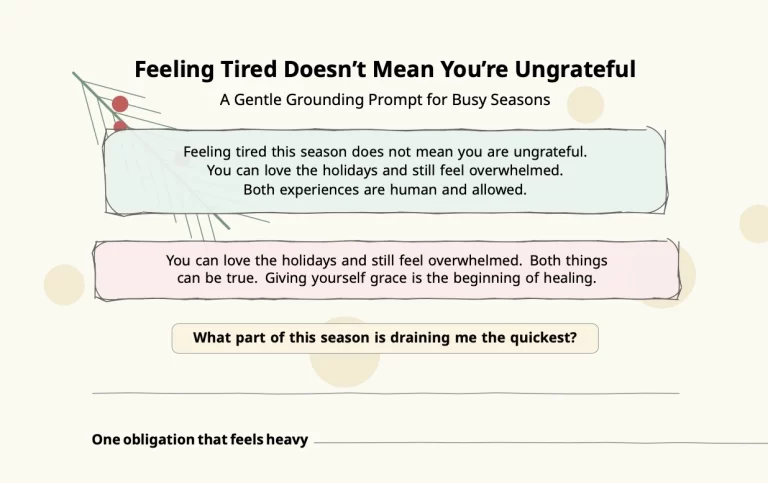 A Free Grounding Template For Busy Seasons