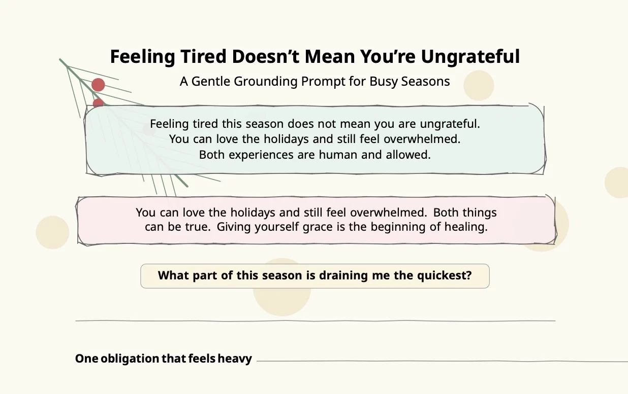 A Free Grounding Template For Busy Seasons