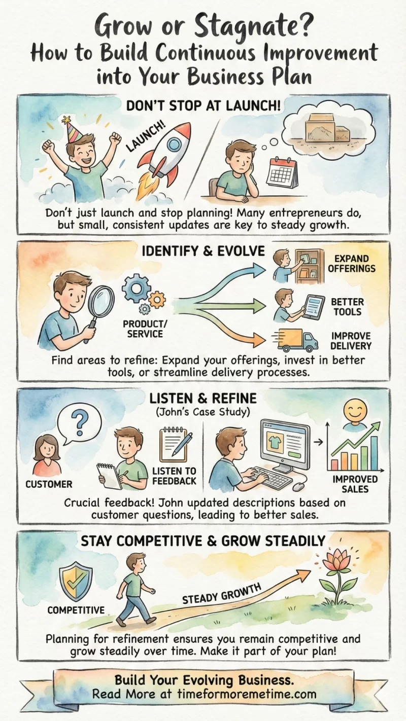 how to build continuous improvement into your business plan