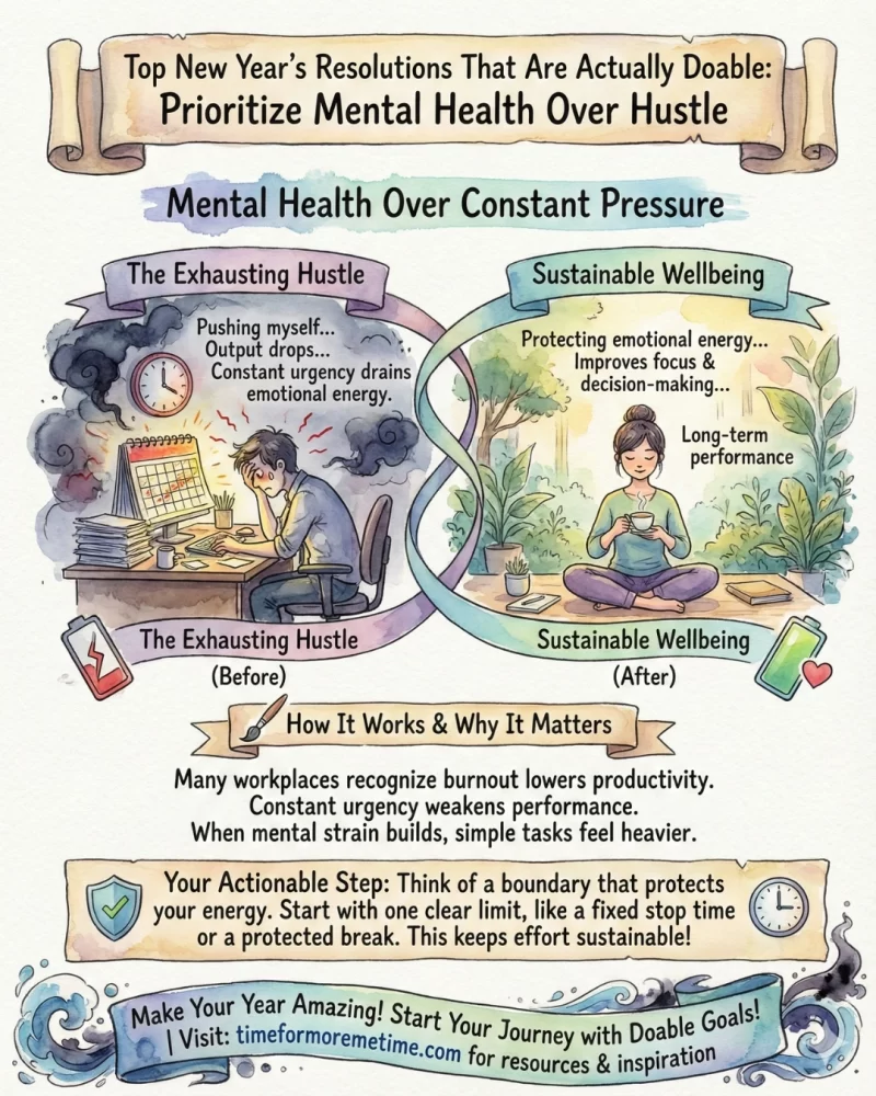 prioritize mental health over hustle should be on your new year's resolution