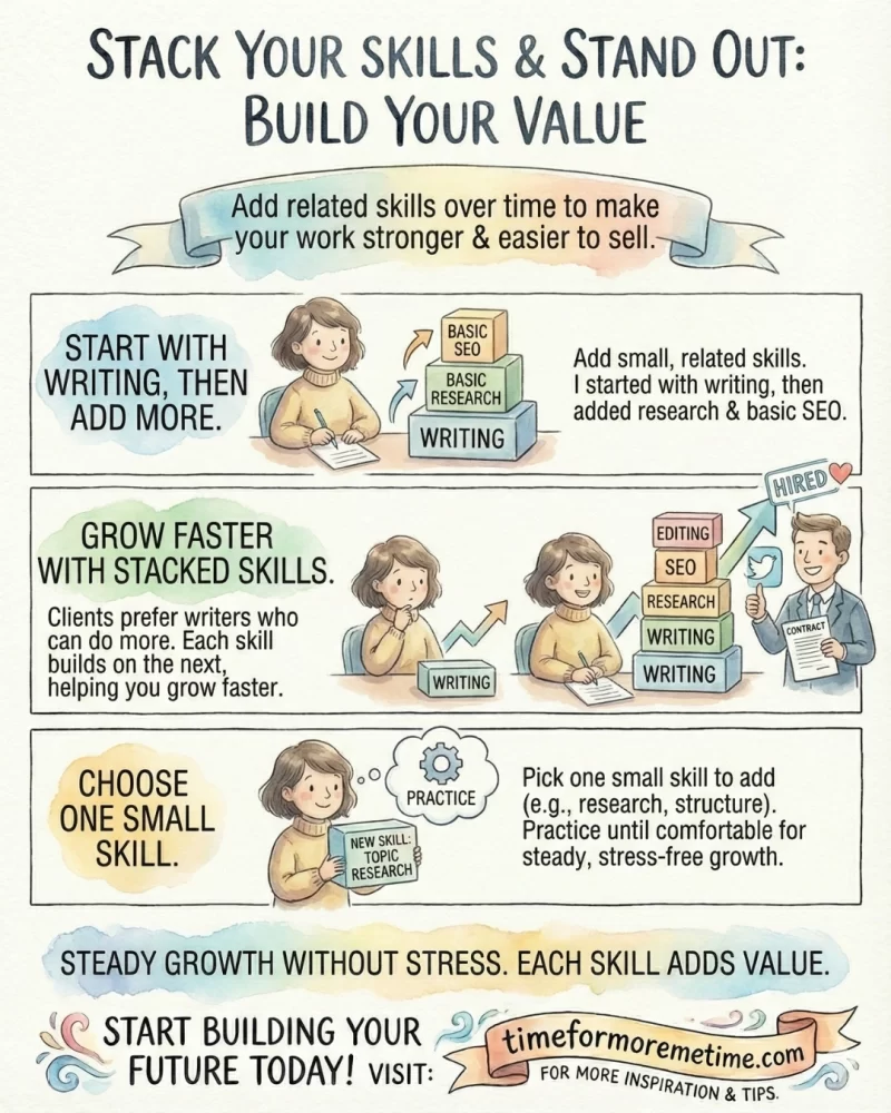 stack your skills and stand out to build your value as a freelancer